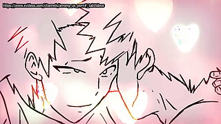 Bakugo folla a Kirishima después de besarlo